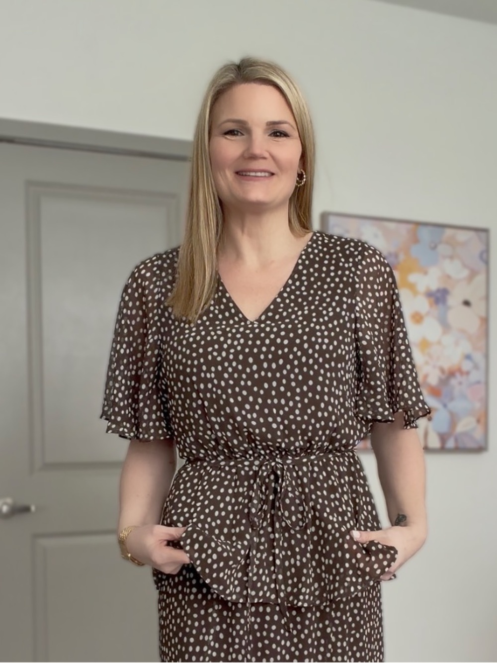 NWT Universal Standard Chiffon Top